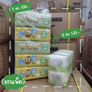 **พร้อมส่ง** กระดาษทิชชู่เปียก ทิชชู่เปียกแบบมีฝาปิด Keroppi (ยกแพ็ค)