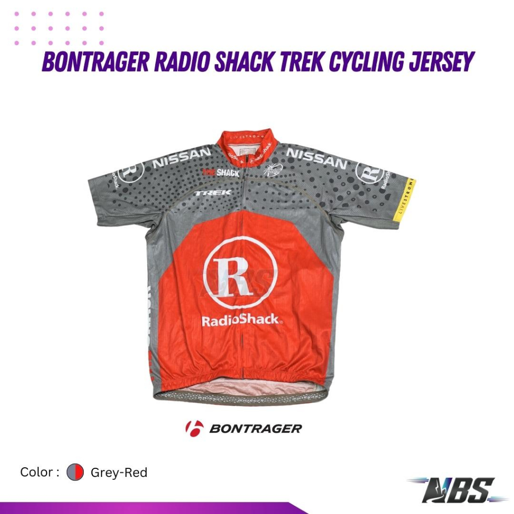เสื้อปั่นจักรยาน Bontrager Radio Shack Trek Cycling Jersey