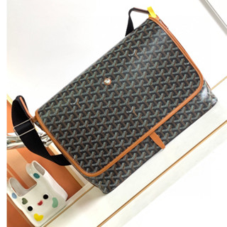 พรี​ ราคา8600 Goyard CAPETIENหนังวัว กระเป๋าสะพายข้าง กระเป๋าสะพาย39X13X26cm