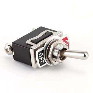E-TEN1021 สวิทโยก 2 ทาง 12mm แบบก้านยาว ON-OFF switch สวิทซ์ปิดเปิด 15A 250V / 20A 125V สวิตช์ไฟ 12v