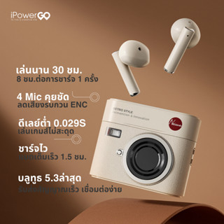 [พร้อมส่ง] หูฟังบลูทูธไร้สาย Liberfeel Retro CCD คุยชัด ฟังเพลงนาน เสียงHD ดีไซน์พรีเมี่ยม รับประกัน 1 ปี