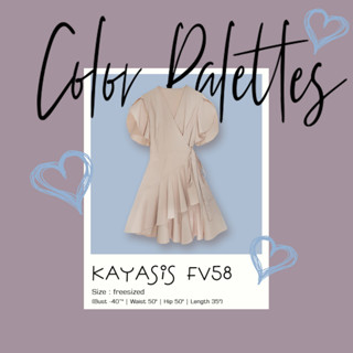 KAYASIS~❤️ | FV58 Easy-Breezy WRAP MiNi-DRESS