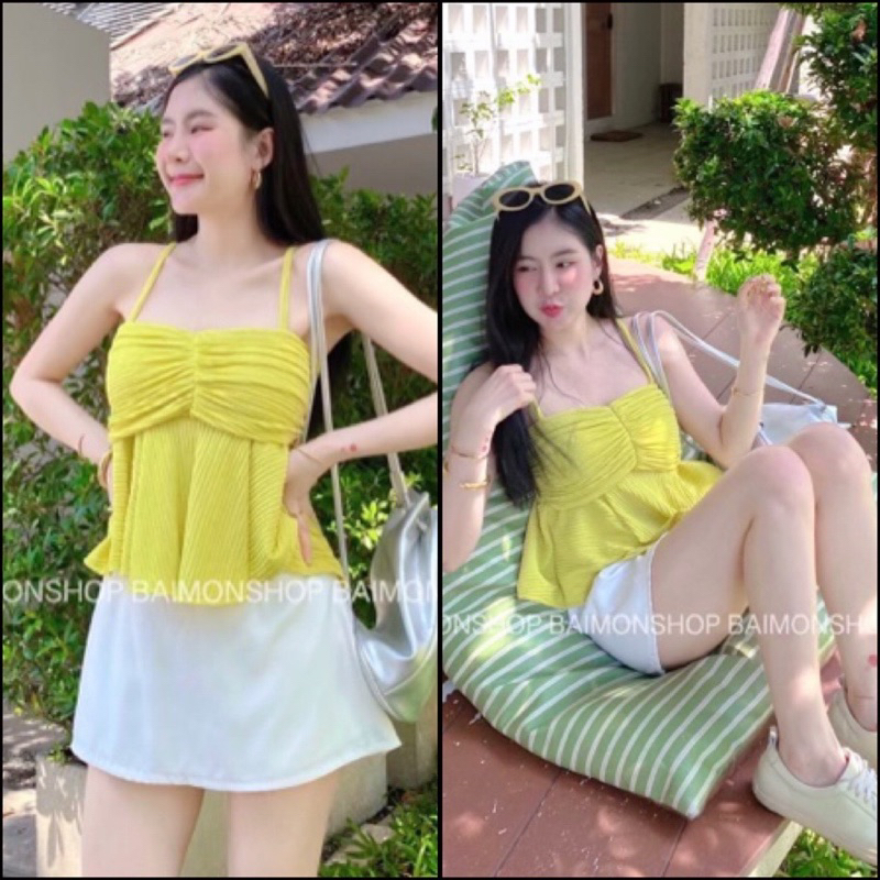 🔥aimorn_shop🔥 กางเกงกระโปรง เอวสูง สุดฮิต 🤎🤎🤎เนื้อผ้าบาร์บี้ แมทซ์ง่ายเข้าได้กับทุกลุค น่ารักฝุดๆ