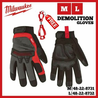 Milwaukee Heavy-duty Demolition Gloves ถุงมือนิรภัย สำหรับงานหนัก 48-22-8731/32