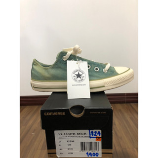 รองเท้า Converse all star รุ่น Converse124:11-111FR MGR สีเขียว งานแท้100% โปรโมชั่นลดราคา 40%