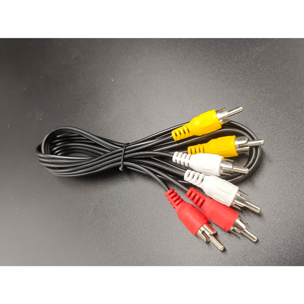 สาย AV 3ออก3 (ขาว/แดง/เหลือง) ใช้ต่อสัญญาณภาพเเละเสียง