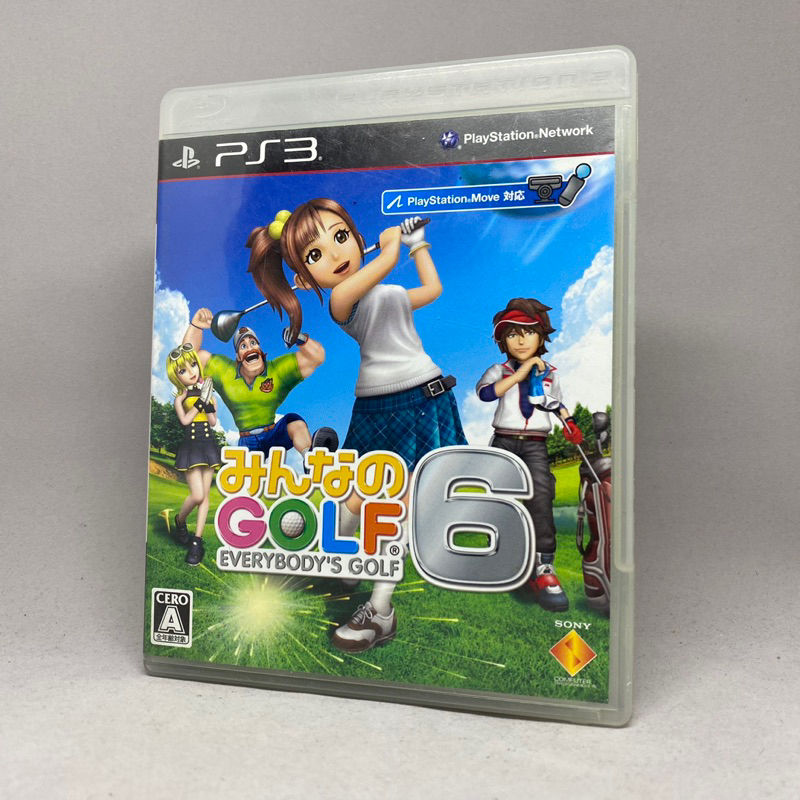 Everybody’s Golf 6 (PS Move)(PS3) | PlayStation 3 | แผ่นแท้เกมเพลสเตชั่นสาม | Zone 2 | Japan | ใช้งานปกติ