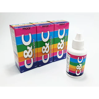 C&C น้ำยาซีแอนด์ซี Contact Lens Cleaning Solution น้ำยาแช่ ล้าง ทำความสะอาดคอนแทคเลนส์