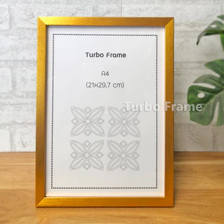 กรอบรูป TURBO FRAME ขนาดภาพ 10x12" , A4 ,8x12" ,8x10" , A5, 6x8" ,7x10"B5 (DB345)+กระจกใสด้านหน้า+ขาตั้ง+หูแขวนผนัง