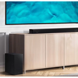 SAMSUNG Soundbar ลำโพงซาวด์บาร์ รุ่น HW-B450F/XT รองรับ HDMI ARC ระบบเสียง 2.1 ch (300W)