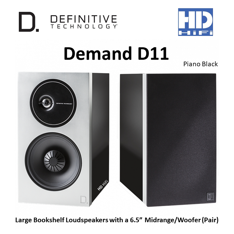 Definitive Technology Demand D11 Bookshelf speakers (Piano Black)