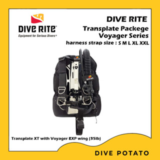 Dive Rite BCD Transpac Package Voyager Series BCD สำหรับดำน้ำ Scuba Diving (35lb)(35ปอนด์)