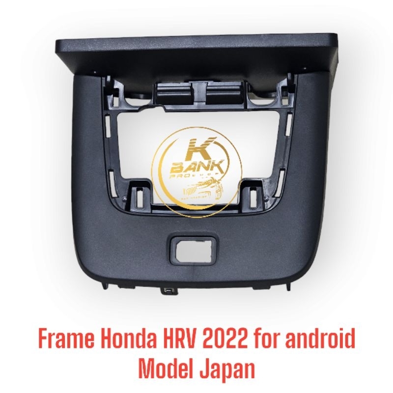 หน้ากากสำหรับเปลี่ยนวิทยุ Android Honda HRV 2022 ฝาปิดหลัง Japan แท้