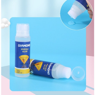 (พร้อมส่ง) กาวครอสติชคริสตัล 120ml  (Diamond painting glue) กาวน้ำ กาวใส กาวPVA