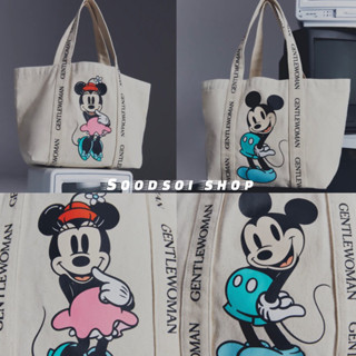 พร้อมส่ง‼️กระเป๋า GENTLEWOMAN  CLASSIC MICKEY &amp; MINNIE TOTE BAG