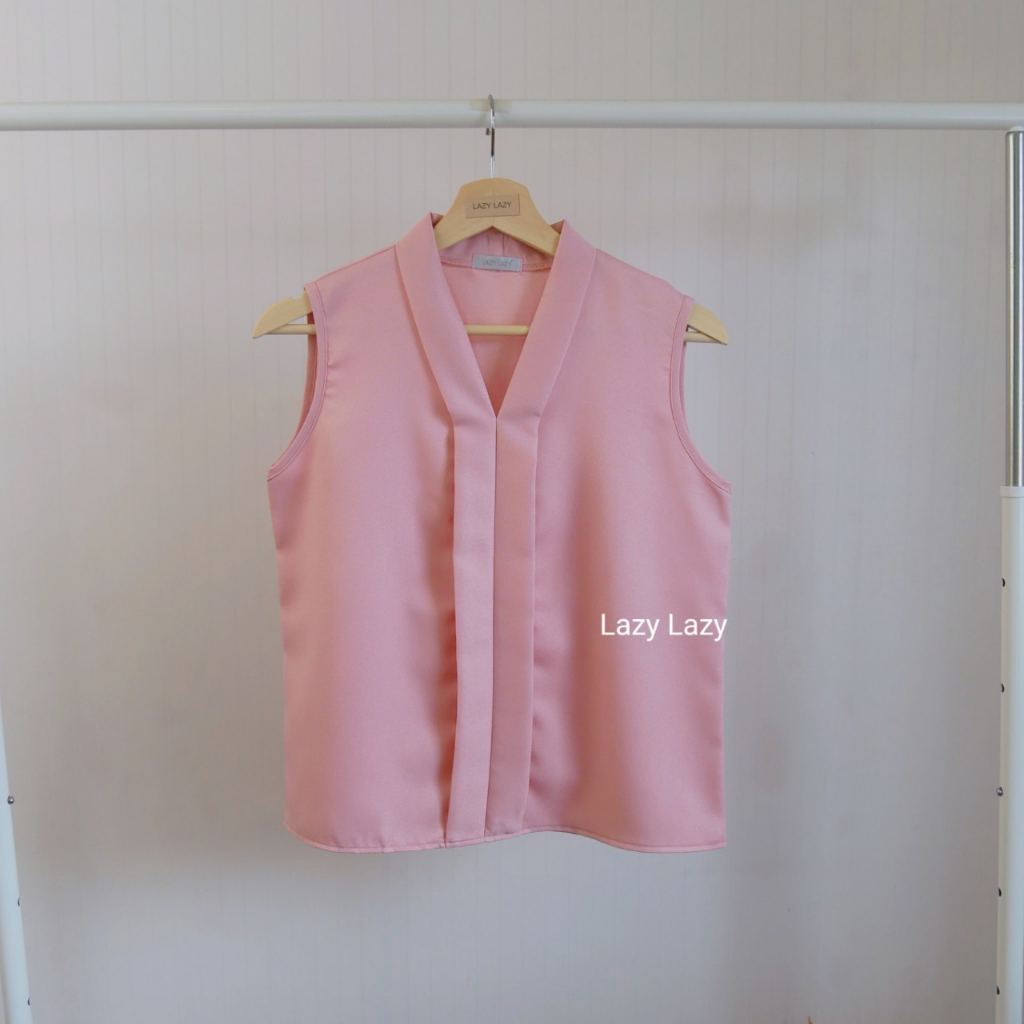📮ส่งไว📮🥀 เสื้อแขนกุด เสื้อทรงสวย งานแบรนด์แท้100%‼️ (LT024)