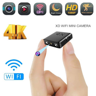 กล้องตัวเล็ก MINI 4K Full HD 1080P Mini ip Cam XD WiFi Night Vision Camera IR-CUT Motion Detection Security