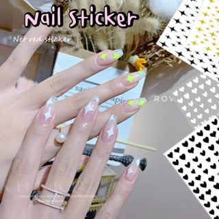 《 Glitter sticker》สติกเกอร์ติดเล็บ​ สติกเกอร์กลิตเตอร์​ Flash sticker