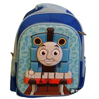 เป้นักเรียน เป้ backpack เป้สะพายหลัง 3d สูง 15 นิ้ว ใส่ A4 ได้ ลาย โทมัส Thomas