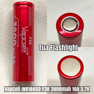 ถ่านชาร์จ Vapcell INR18650 F38 3800mah 10A 3.7V