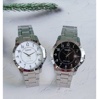 นาฬิกา Casio แท้ รุ่น MTP-V004D นาฬิกาข้อมือผู้ชาย สายแสตนเลส -ของแท้ 100% รับประกันสินค้า1 ปีเต็ม