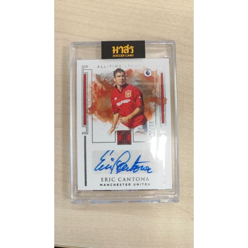 Eric Cantona 2019-20 Panini Impeccable Soccer Immortal Ink Autograph Auto #82/99