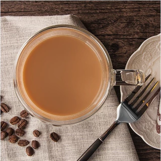 แก้วน้ำ มีหูจับ แก้วสองชั้น สำหรับใส่เครื่องดื่ม ชา กาแฟ แก้วทรงไข่ แก้วน้ำสีใส แก้วใส่กาแฟร้อน แก้วคาเฟ่ แก้วสวยๆ