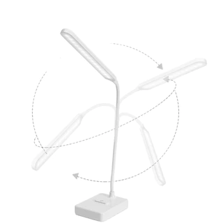 โคมไฟตั้งโต๊ะ โคมไฟอ่านหนังสือ LED รุ่น1901 ปรับแสงได้3สี รี่แสงได้ ไฟมินิมอล มีแบตเตอรี่ในตัว