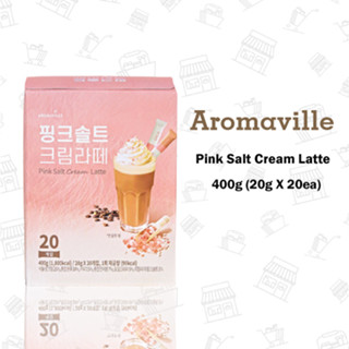 ลาเต้คอฟฟี่ครีม เกลือชมพู Pink Salt Cream Latte 20gX20sticks 핑크솔트 크림라떼 20gX20스틱