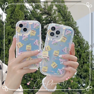 🚚จัดส่ง24ชม🚚เคสไอโฟน iphone 11 14 Pro Max น่ารัก สพันจ์บ็อบ ป้องกันการตก เคส iphone 12 13 Pro Case for iPhone