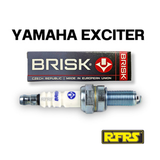 หัวเทียน BRISK COPPER RACING แกนทองแดง YAMAHA EXCITER Spark Plug (C01RA) รองรับทุกน้ำมัน Made in EU