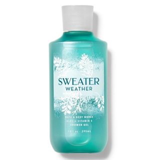 Bath &amp; Body Works เจลอาบน้ำ sweater weather Shower Gel 295ml.ของแท้