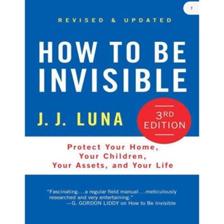 หนังสือ​ HOW TO BE INVISIBLE (English /EbookPDF) ภาษาอังกฤษ​