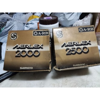 รอกสปิน SHIMANO Aerlex 2000 - 2500 สีทอง ลูกปืนกันน้ำเค็ม ของใหม่100% (พร้อมส่งทุกวันจาก กรุงเทพ ถึงไว)