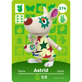 Animal Crossing Amiibo cards ของแท้ Series 3 No. 276