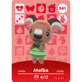 Animal Crossing Amiibo cards ของแท้ Series 4 No. 341