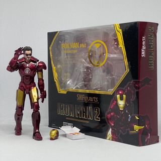 IRON MAN MK 4 mk4 SHF 3 Head &amp; Donuts 1/12 Action Figure 15 cm