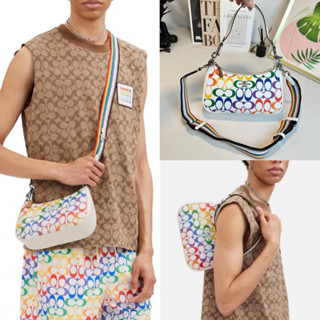 Teri Shoulder Bag In Rainbow Signature