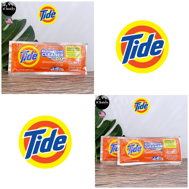 [Tide] Washing Machine Cleaner with OXI 75 g ผงทำความสะอาดเครื่องซักผ้า ผงล้างเครื่องซักผ้า