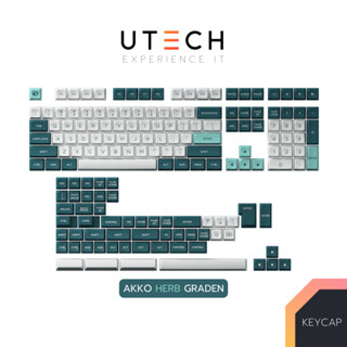 คีย์แคป Akko OSA keycaps set - Herb Garden 187 Button PBT Keycaps Set by UTECH