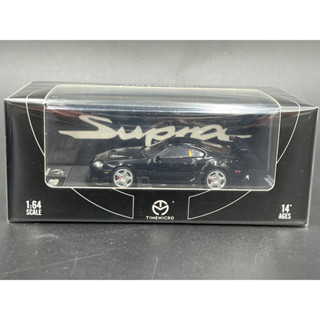 Time Micro​ 1:64 Toyota Supra A80Z Top Secret Black carbon bonnet