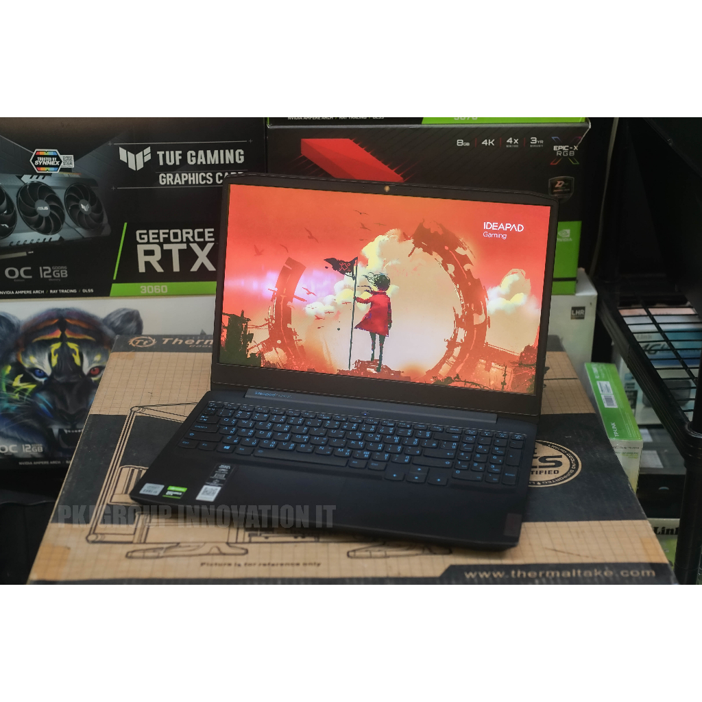 โน๊ตบุ๊คเล่นเกมมือสอง Lenovo ideapad gaming 3 15IMH05 i5-10300H RAM 16 GB M.2512GB GTX1650Ti