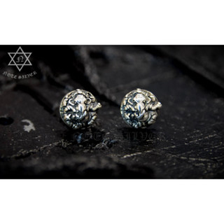 ต่างหูเงินแท้ องค์พระพิฆเนศวร Sterling Silver 925 NSER1895