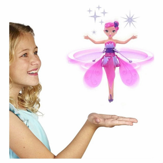 Enjoydays Flying Fairy Dolls Induction Infrared Aircraft Toy Kids Flight Toys Remote Control Toys