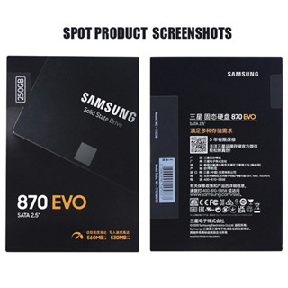 SAMSUNG SSD 870 EVO 250GB 500GB 1TB Internal Solid State Disk Hard Drive SATA3 2.5 9186