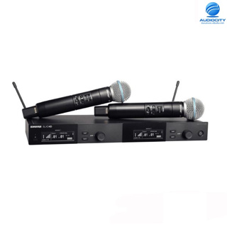 SHURE SLXD24DA/B58-M55 ไมโครโฟนไร้สายแบบไมค์คู่ คลื่นความถี่ 694-703 MHz และ 748-758 MHz