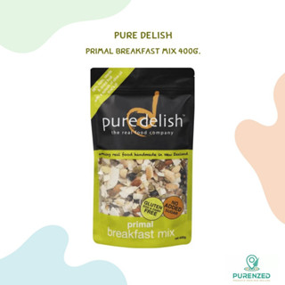 Primal Breakfast Mix พรายมอล เบรคฟาสต์ มิกซ์ (ธัญพืชอบผสมถั่วอบและผลไม้อบแห้ง ตราเพียวร์ ดิลิช)