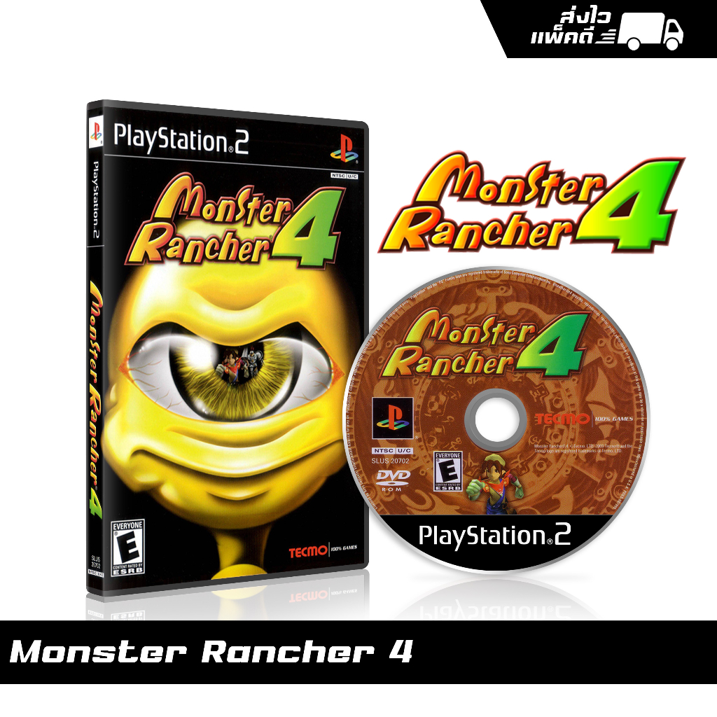 แผ่นเกม PS2 Monster Rancher 4 (english) สกรีนแผ่น พร้อมปกใส่กล่อง