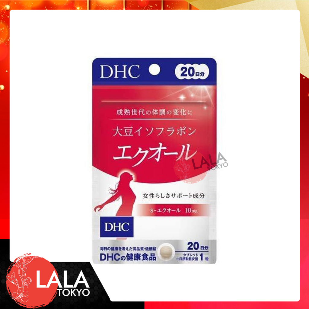 Vitamin DHC วิตามิน ดีเอชซี ของแท้ 100% นำเข้าจากญี่ปุ่น ★︎Soy Isoflavone Equol 20 วัน / สารสกัดจากจมูกถั่วเหลือง☆