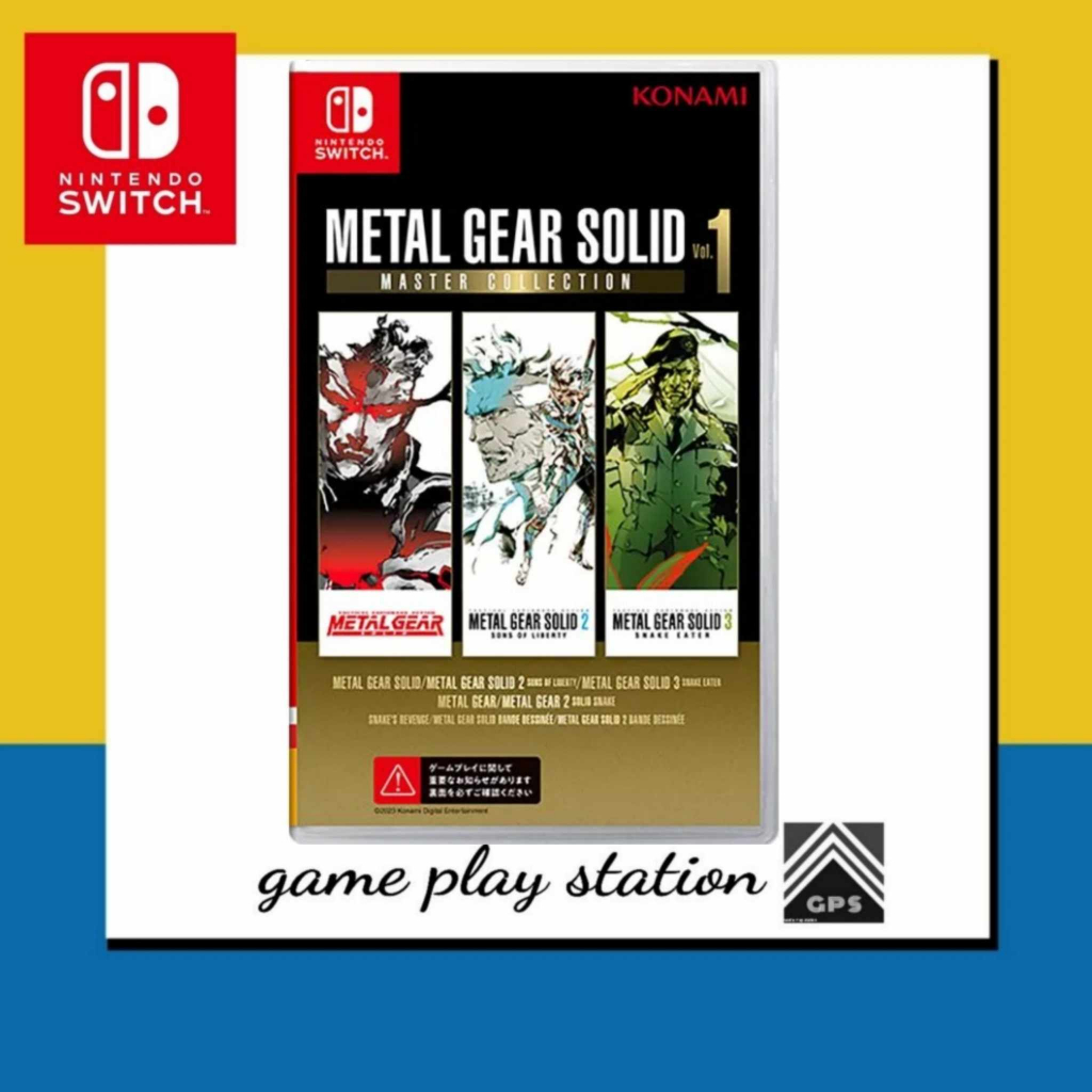 nintendo switch metal gear solid master collection vol.1 ( english zone 3 )